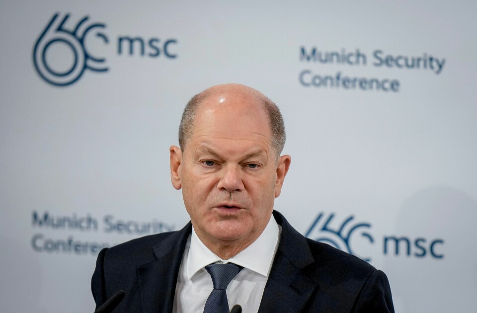 Tysklands statsminister Olaf Scholz sier deporteringen sender et tydelig signal til kriminelle. Europa må styrke sin evne til å forsvare seg selv for å avskrekke potensielle angripere, sier Tysklands statsminister Olaf Scholz. Foto: Matthias Schrader / AP / NTB