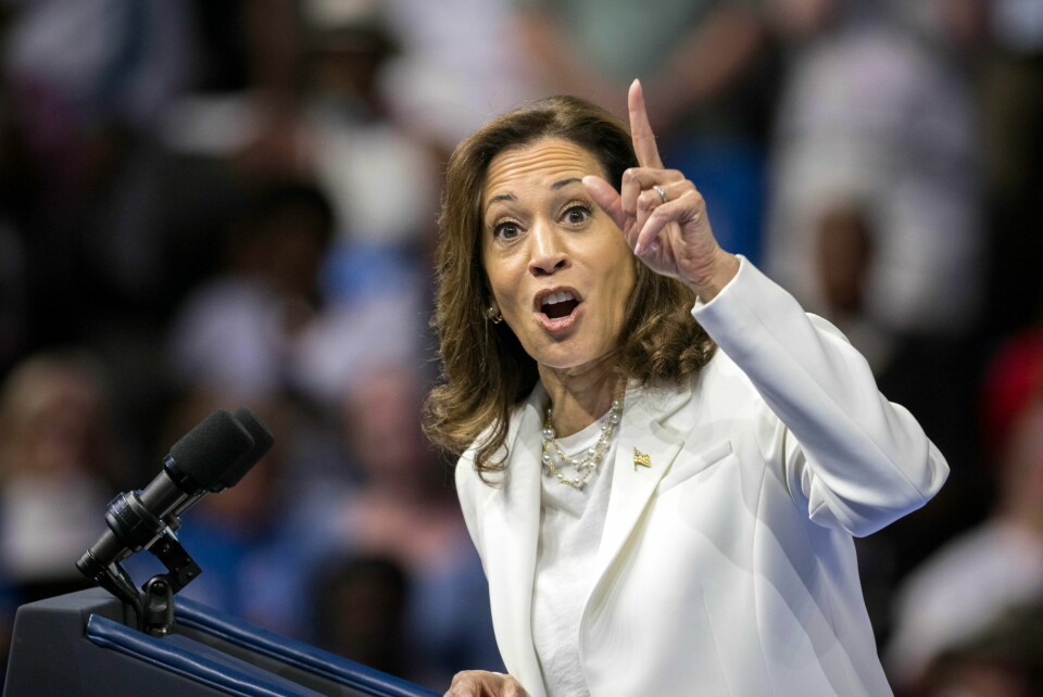 Kamala Harris sa at hun støtter et sterkt Israel, men la til at «vi må få landet en avtale» om våpenhvile og gisselutveksling. Bildet er fra et valgkamparrangement i Savannah, Georgia torsdag. Kamala Harris sa at hun støtter et sterkt Israel, men la til at «vi må få landet en avtale» om våpenhvile og gisselutveksling. Bildet er fra et valgkamparrangement i Savannah, Georgia torsdag.