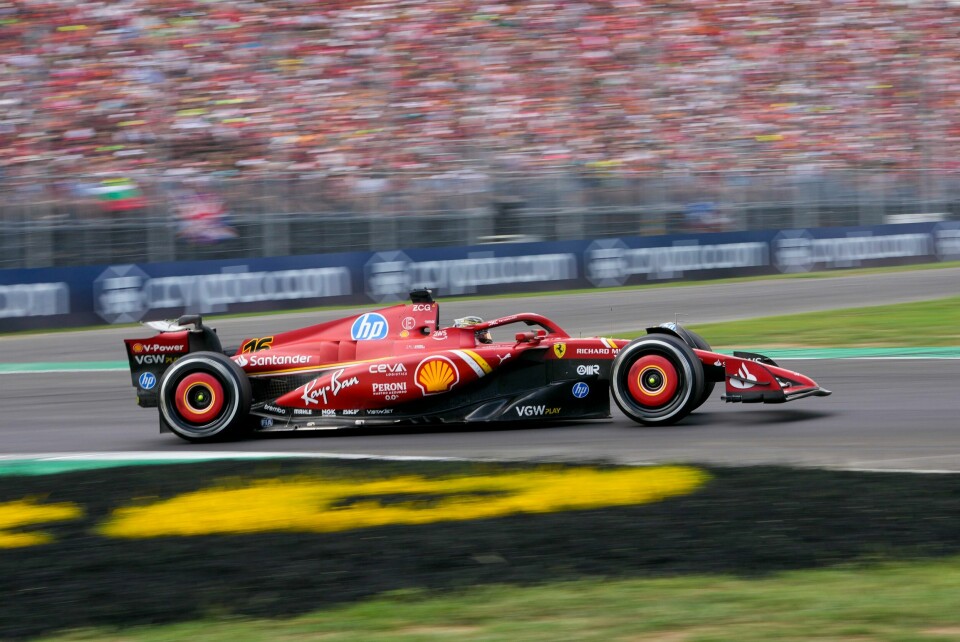Charles Leclerc vant på Monza. Charles Leclerc vant på Monza. Foto: Luca Bruno / AP / NTB