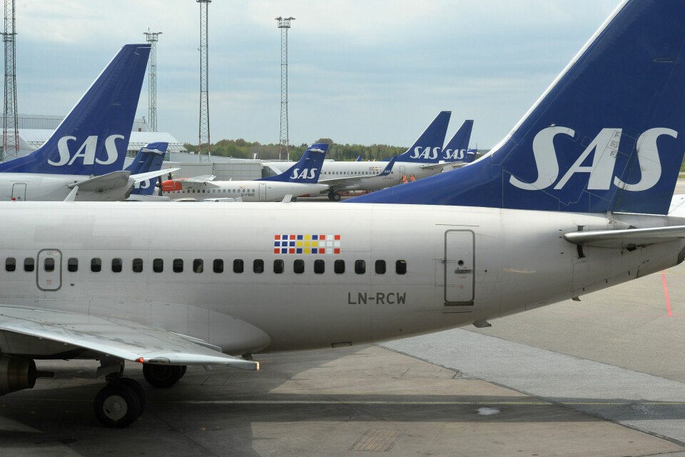 Den borgerlige regjeringen i Sverige og deres støtteparti Sverigedemokraterna er enige om å fjerne flyskatten. Arlanda flyplass. Illustrasjonsfoto: Johan Nilsson / TT / NTB