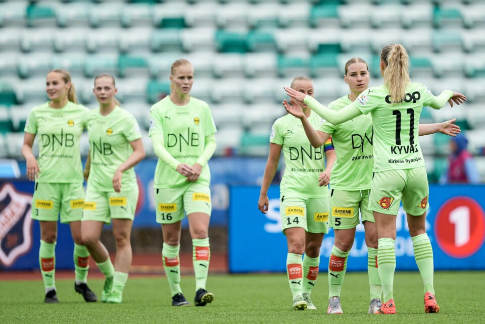 LSK Kvinner kommer stadig nærmere kanten av stupet. LSK Kvinner kommer stadig nærmere kanten av stupet. Foto: Terje Pedersen / NTB