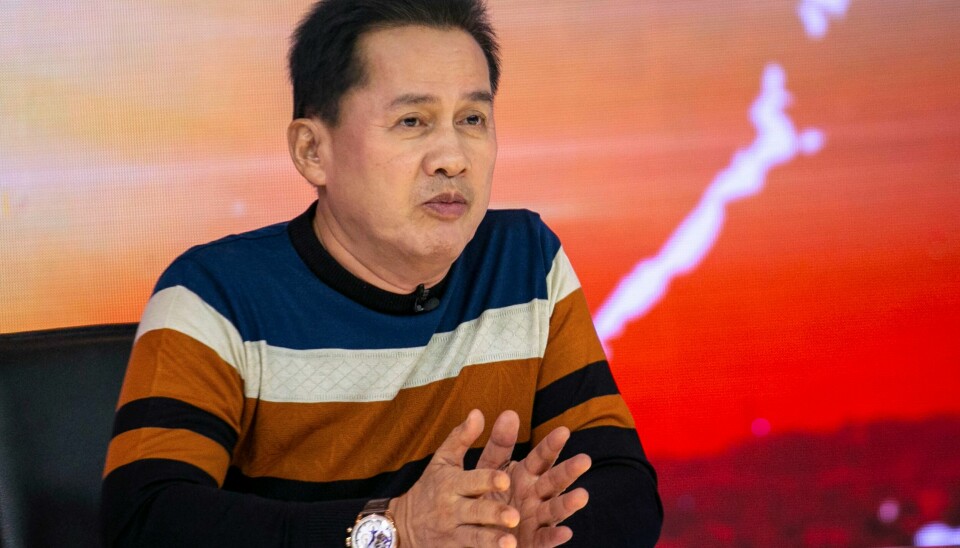 Den filippinske kjendispastoren Apollo Quiboloy er pågrepet etter at politistyrker har lett etter han i lang tid. Han er siktet for seksuelle overgrep mot barn og trafficking. Den filippinske kjendispastoren Apollo Quiboloy er pågrepet etter at politistyrker har lett etter han i lang tid. Han er siktet for seksuelle overgrep mot barn og trafficking. Foto: AP / NTB