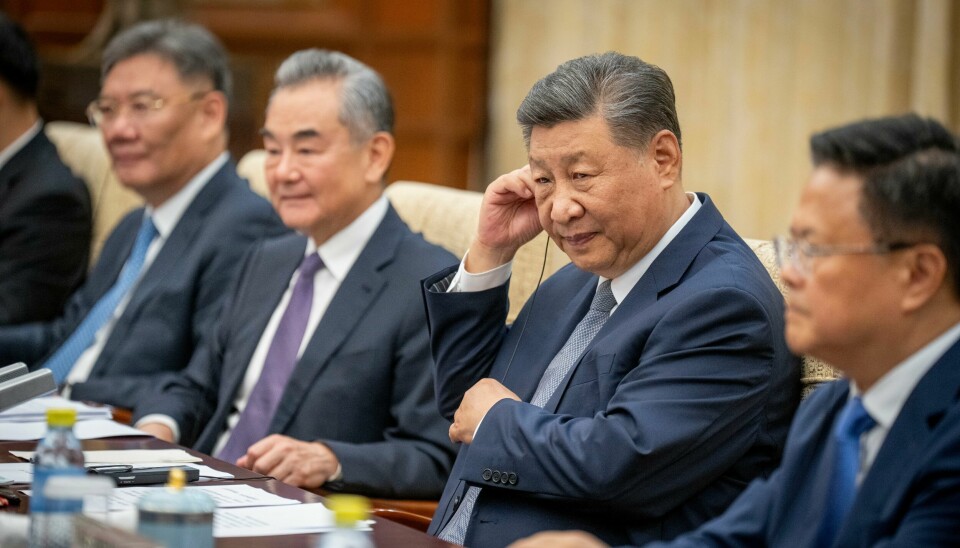 Kinas president Xi Jinping tok opp blant annet grønn energi og elbiler som mulige samarbeidsområder med Norge. Kinas president Xi Jinping tok opp blant annet grønn energi og elbiler som mulige samarbeidsområder med Norge. Foto: Heiko Junge / NTB