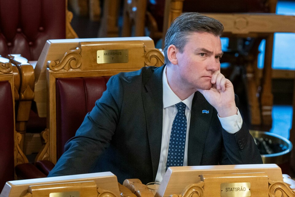 Høyres Henrik Asheim varsler gjennomgående lavere skatt til norske bedriftseiere hvis partiet kommer til makta etter valget neste år. Høyre-nestleder Henrik Asheim er blant dem som nå vil stramme inn på aldersgrensen i sosiale medier.Foto: Terje Pedersen / NTB