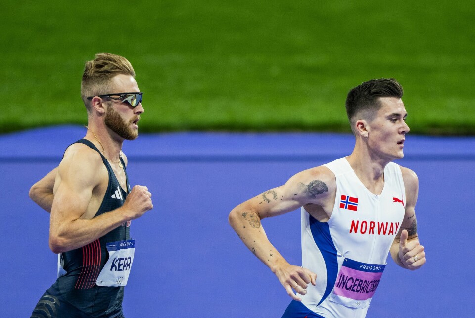 Josh Kerr står over Diamond League-finalen i Brussel. Foto: Fredrik Varfjell / NTB