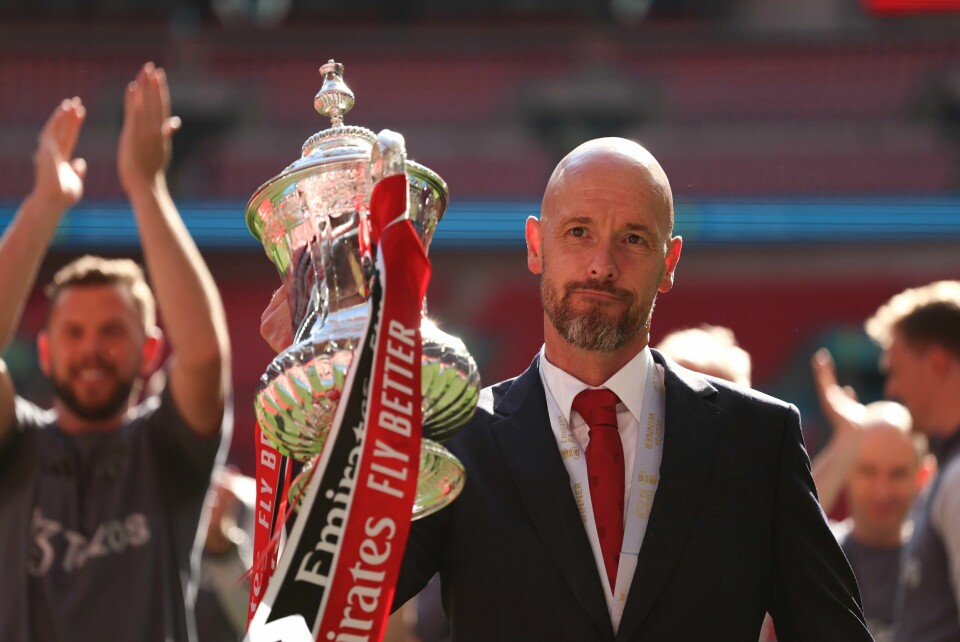 Erik ten Hag og Manchester United vant FA-cupen i mai, men det hindret ikke underskudd i driften. Erik ten Hag og Manchester United vant FA-cupen i mai, men det hindret ikke underskudd i driften.