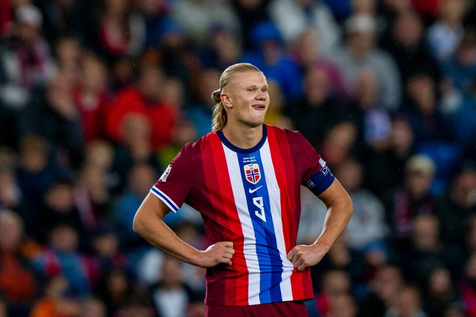 Erling Braut Haaland under landskampen mot Østerrike på Ullevaal stadion. Erling Braut Haaland under landskampen mot Østerrike på Ullevaal stadion. Foto: Fredrik Varfjell / NTB