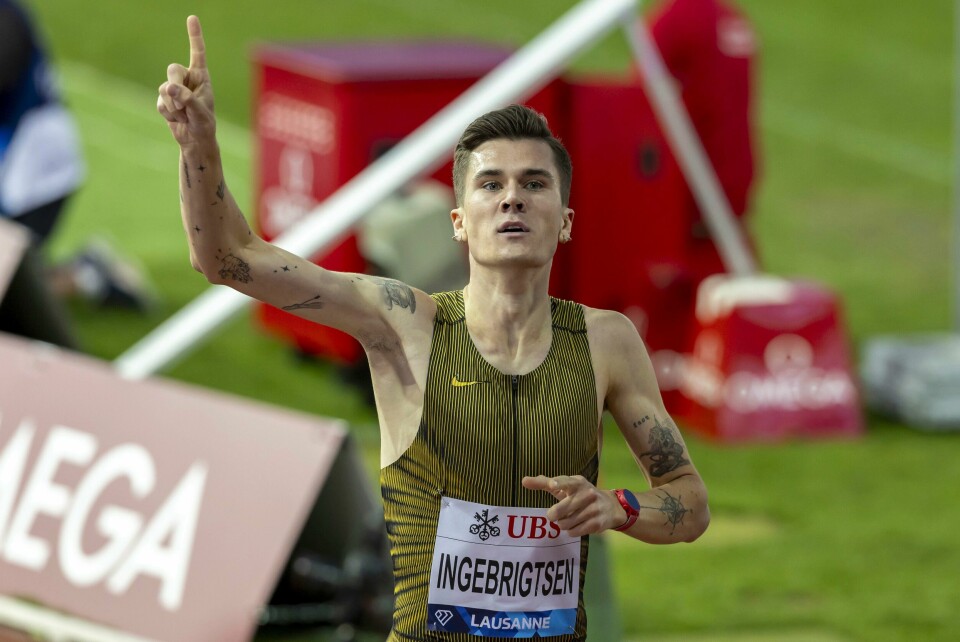 Jakob Ingebrigtsen løper 1500 meter i Diamond League-finalen fredag. Jakob Ingebrigtsen vant søndagens 3000 meter i polske Chorzów. Her fra Lausanne tidligere denne uken.