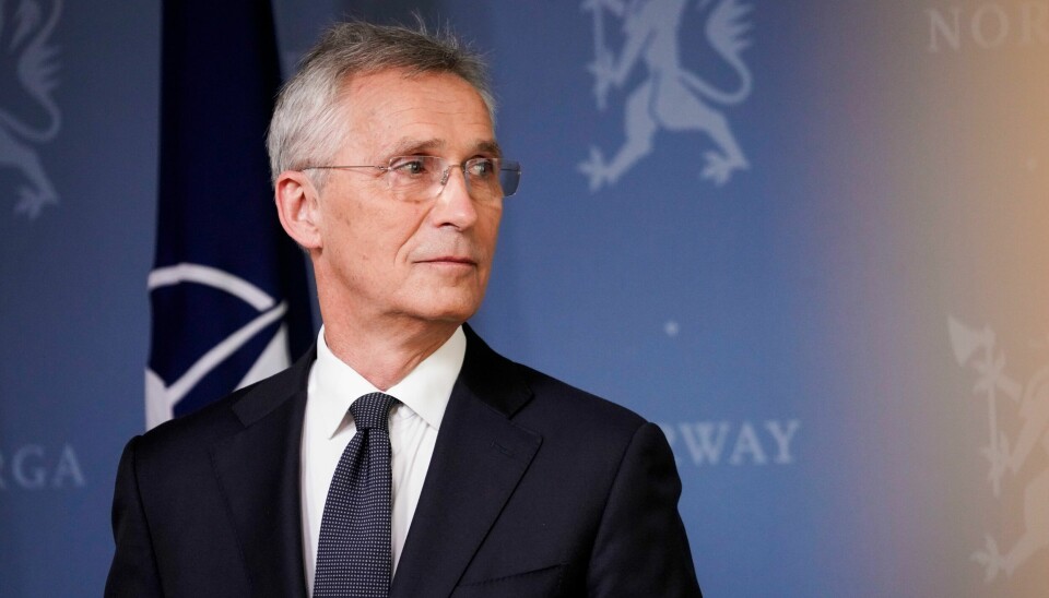 Natos avtroppende generalsekretær Jens Stoltenberg under en pressekonferanse i statsministerboligen i Oslo i juni. Natos avtroppende generalsekretær Jens Stoltenberg under en pressekonferanse i statsministerboligen i Oslo i juni.