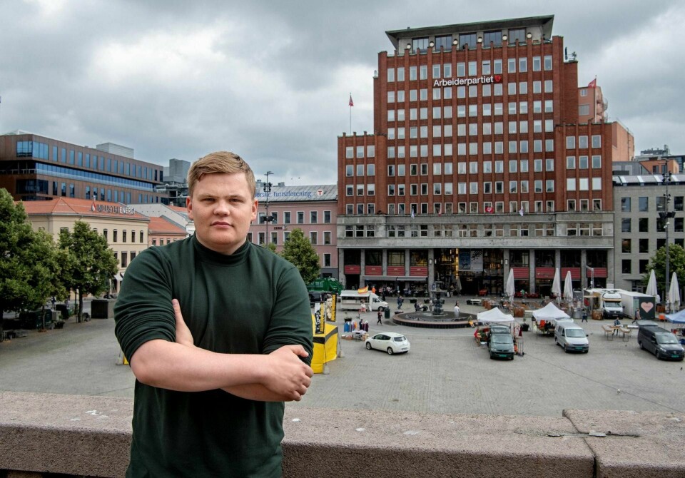 Gaute Børstad Skjervø, her avbildet ved en tidligere anledning. Gaute Børstad Skjervø var 16 år gammel da terroristen angrep Utøya 22. juli 2011. Åtte år senere er han enda mer kampklar enn før, og lover å slå tilbake ytre høyre-kreftene.