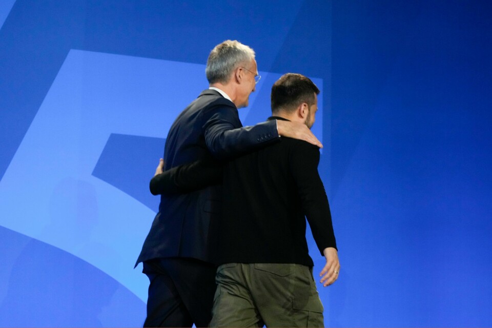 Lite visste Jens Stoltenberg at krigen i Ukraina skulle bli så altoverskyggende i hans tid som Nato-sjef. Her med Ukrainas president Volodymyr Zelenskyj. Lite visste Jens Stoltenberg at krigen i Ukraina skulle bli så altoverskyggende i hans tid som Nato-sjef. Her med Ukrainas president Volodymyr Zelenskyj. Foto: Mark Schiefelbein / AP / NTB