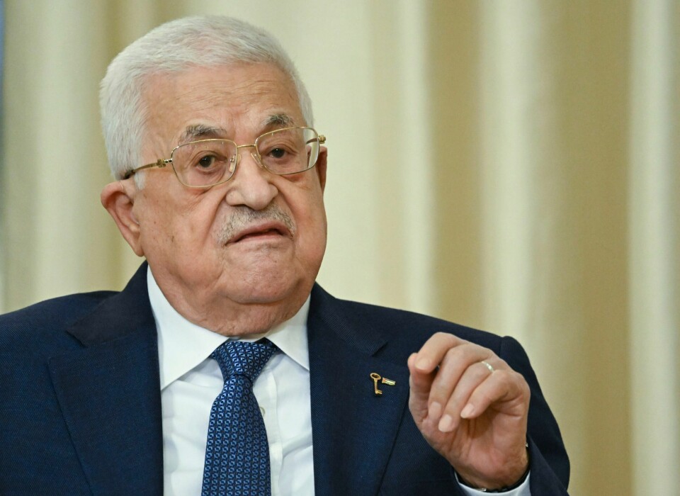 Den palestinske presidenten Mahmoud Abbas takket Norge både for den økonomiske støtten og for å anerkjenne Palestina. Den palestinske presidenten Mahmoud Abbas takket Norge både for den økonomiske støtten og for å anerkjenne Palestina. Foto: Alexey Maishev / AP / Sputnik / NTB