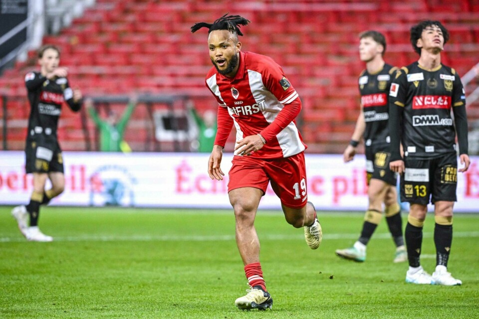 Chidera Ejuke ble matchvinner. Her i aksjon som Antwerpen-spiller tidligere i år. Chidera Ejuke ble matchvinner. Her i aksjon som Antwerpen-spiller tidligere i år.