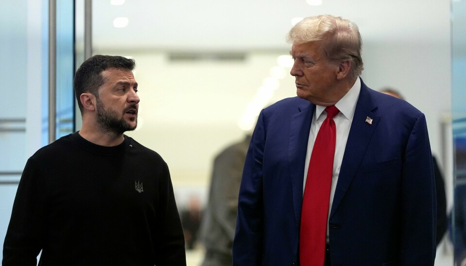 Donald Trump møter Ukrainas president Volodymyr Zelenskyj i New York for å diskutere Zelenskyj «seiersplan». Trump har lenge kritisert USAs bistand til Ukraina etter at Russland gikk til krig mot landet. Trump Zelenskyj