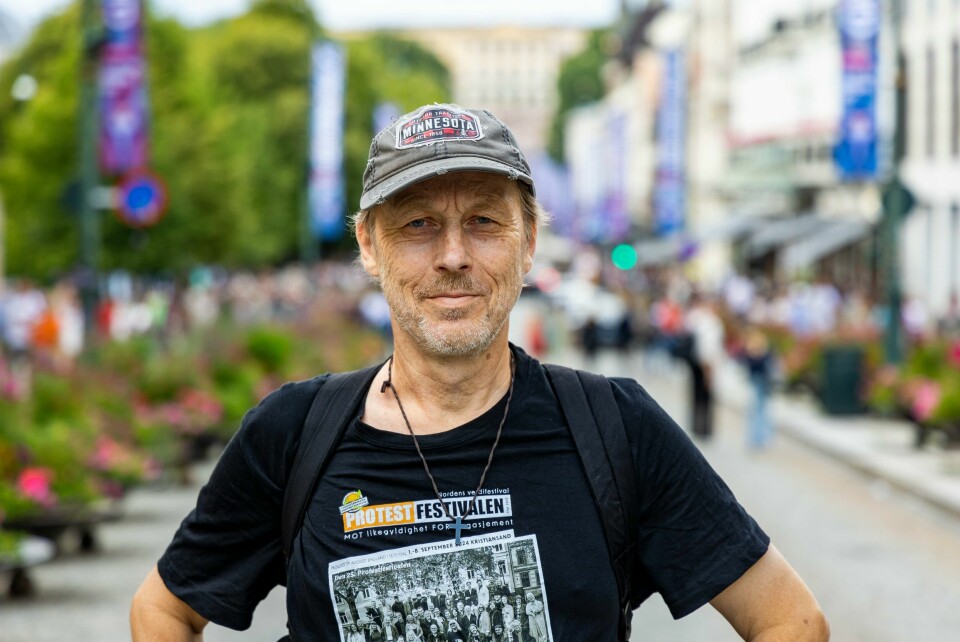I år kunne Protestfestivalen – og dens leder og grunnlegger Svein Inge Olsen – feire sitt 25. år. Det er også et økonomisk skjebneår. I år kunne Protestfestivalen – og dens leder og grunnlegger Svein Inge Olsen – feire sitt 25. år. Det er også et økonomisk skjebneår. Foto: Tor Erik Schrøder / NTB