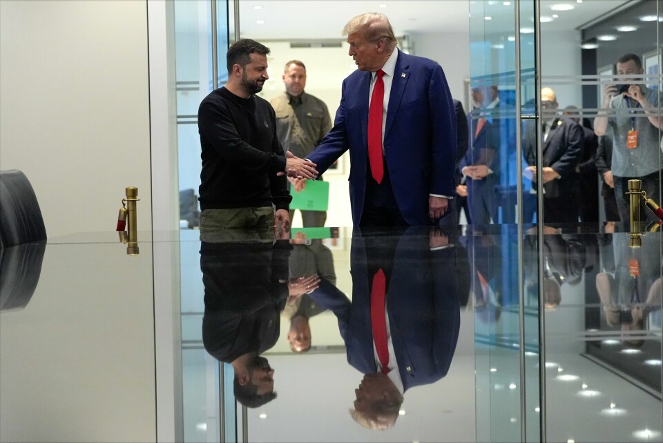 Donald Trump sa at han har et svært godt forhold til både Zelenskyj og til Russlands president Vladimir Putin da han møtte Zelenskyj i New York. Trump Zelenskyj