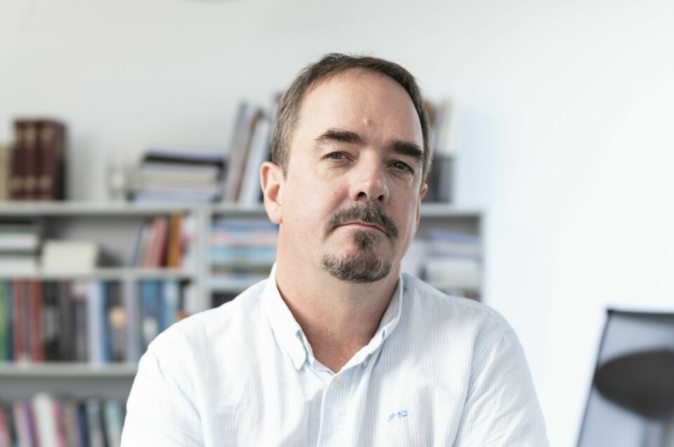 Leder i Norsk Arbeidsmandsforbund, Brede Edvardsen. Leder i Norsk Arbeidsmandsforbund, Brede Edvardsen.