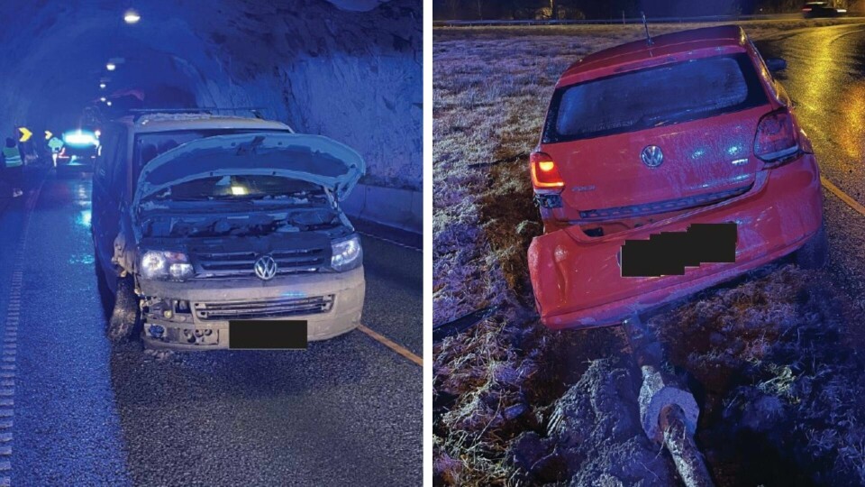To ganger endte kjøringen til mannen med trafikkuhell. To ulykker på to uker med samme sjåfør