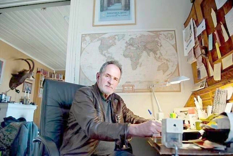 Jon Michelet toppet Bokhandlerforeningens bestselgerliste med «Gullgutten». FOTO: MIMSY MØLLER
