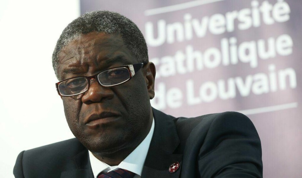 Denis Mukwege. FOTO: AFP/NTB SCANPIX