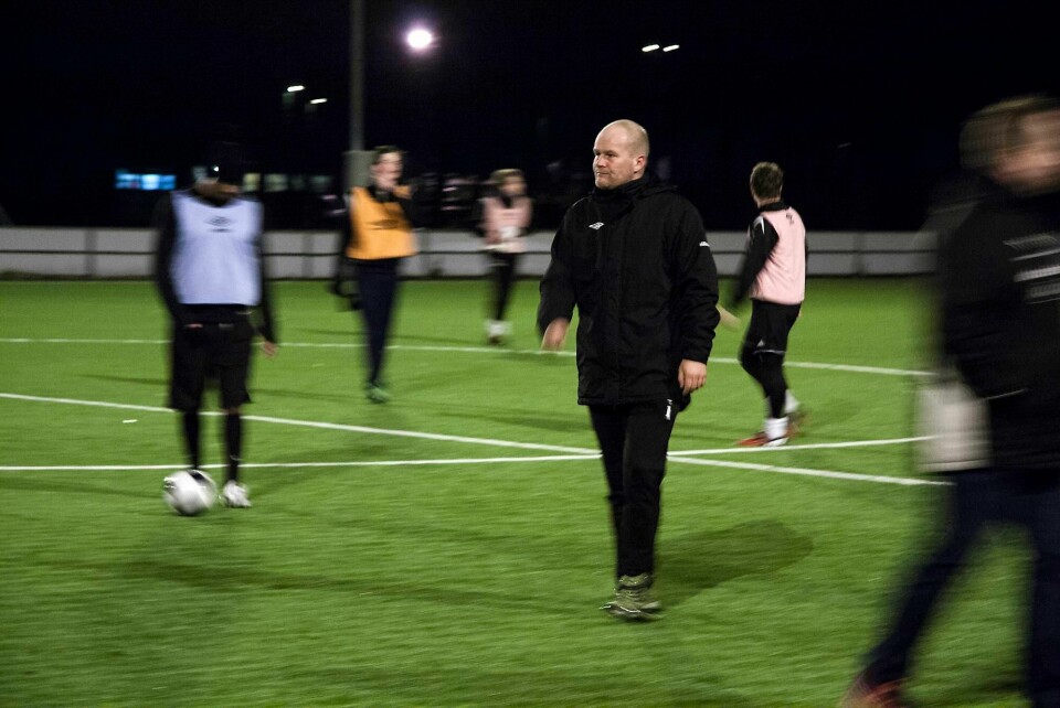 Klubben bygger et nytt lag rundt hovedtrener Ørjan Christiansen (bildet). Flere spillere i klubben er på vei ut, mens nye står i døra. FOTO: KENNETH STENSRUD