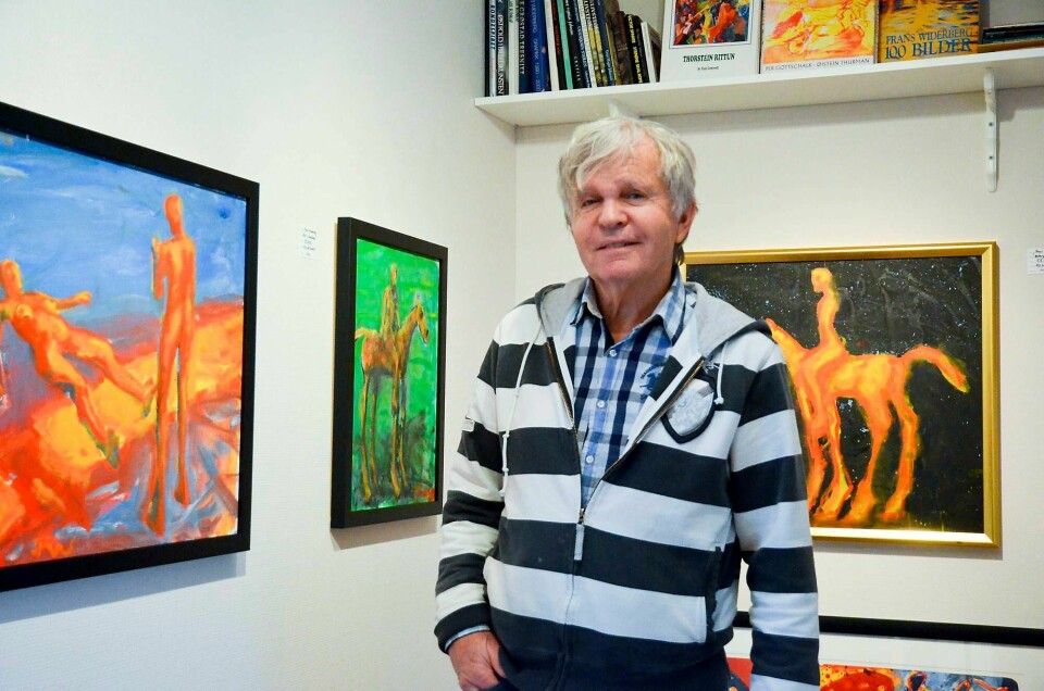 Galleri-eier Arne Trondsen vurderer å avvikle driften av Galleri Varden. Trondsen har drevet galleriet siden 1984, men nærmer seg nå pensjonsalder. FOTO: PAUL NORBERG