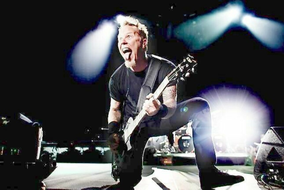 James Hetfield i Metallica i Telenor Arena 2010. FOTO: ANNIKEN C. MOHR