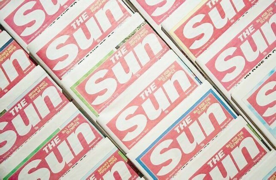 The Sun har kjøpt informasjon av offentlige ansatte. FOTO: SCANPIX