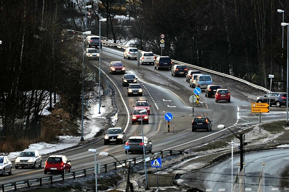 Kø på fylkesvei 109 i ti år til
