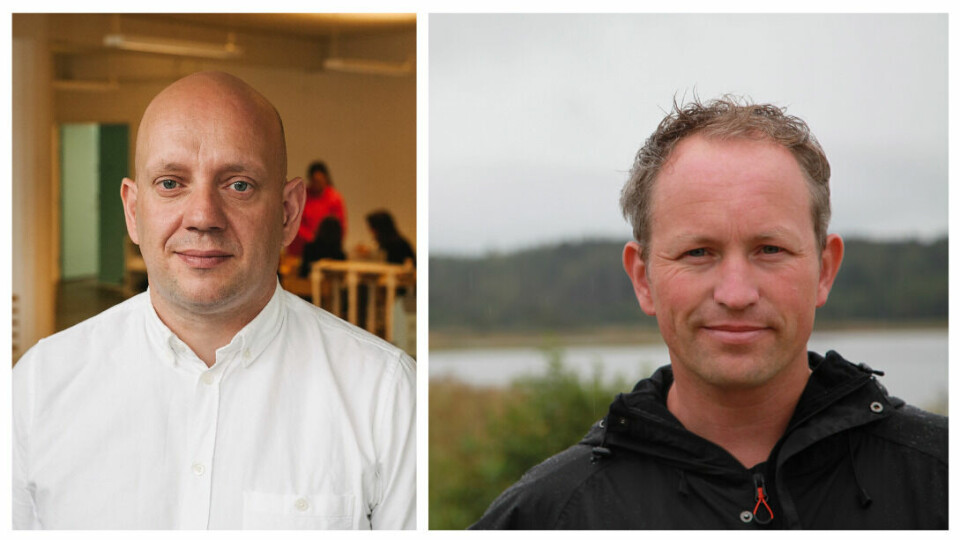 Arild Eriksen, sivilarkitekt MNAL, leder i juryen for Arnstein Arneberg-prisen og Lars Ole Klavestad landskapsarkitekt MNLA, sekretær i juryen for Arnstein Arneberg-prisen. Arild Eriksen, sivilarkitekt MNAL, leder i juryen for Arnstein Arneberg-prisen og Lars Ole Klavestad landskapsarkitekt MNLA, sekretær i juryen for Arnstein Arneberg-prisen.