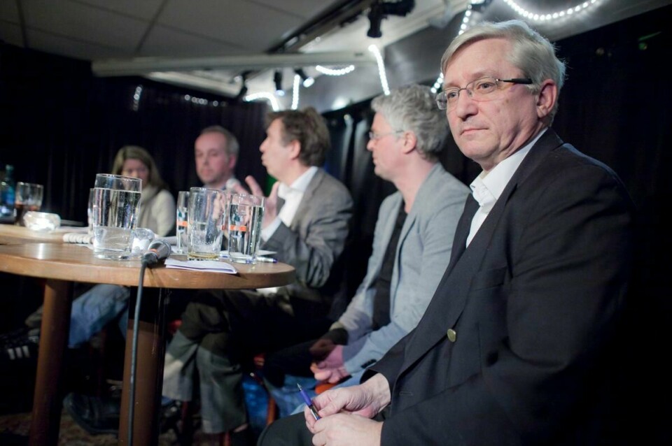 Diskuterte press(en)