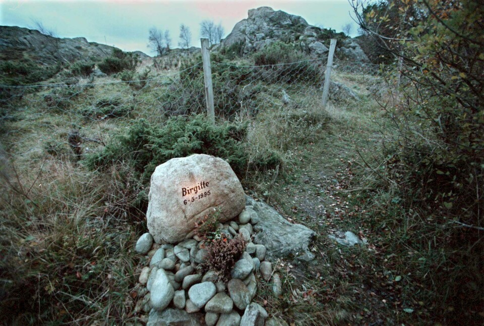 Stedet hvor Birgitte Tengs ble funnet drept 6. mai 1995. Stedet hvor Birgitte Tengs ble funnet drept 6. mai 1995.