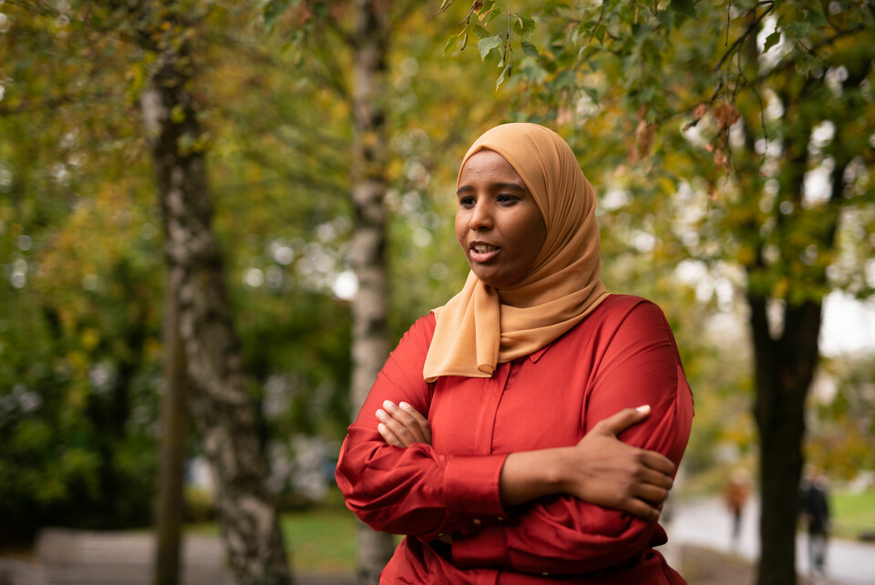 SVs Marian Hussein. Marian Hussein har jobbet på NAV Alna i 2 år. Nå skal hun inn på Stortinget for SV.
