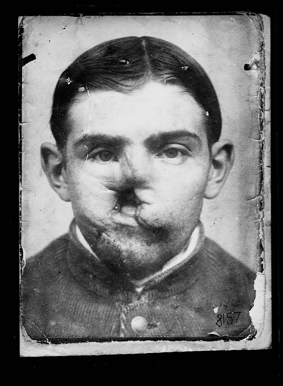 Fransk soldat. Etter-bildet er ukjent. Fransk soldat. Etter-bildet er ukjent. Foto: Library of Congress.