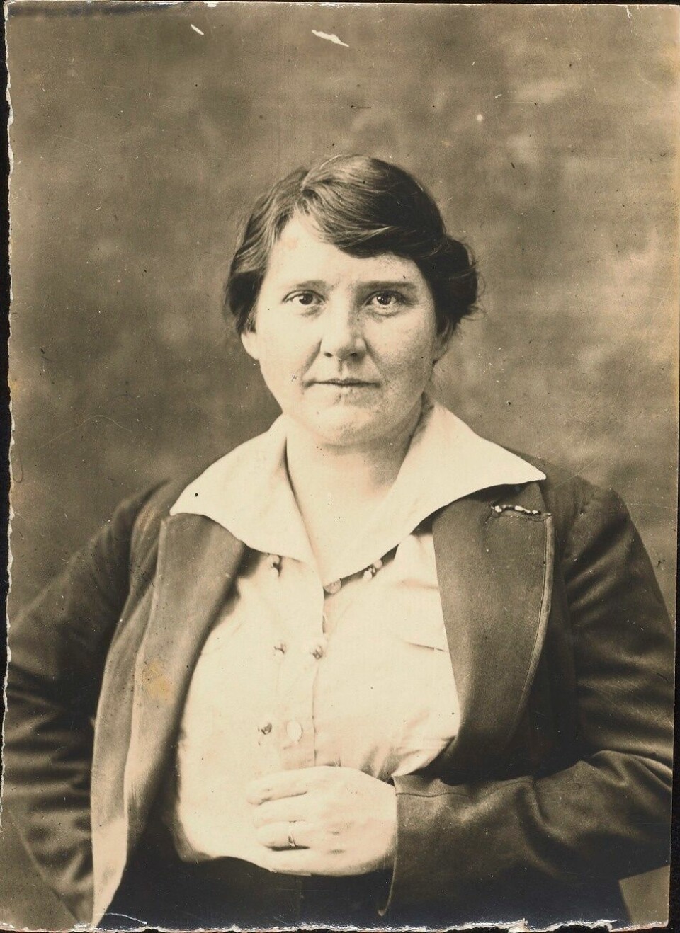 Portrett av Anna Coleman Ladd tatt etter at hun returnerte til USA etter krigen. Ladd døde i 1939, knappe tre måneder før andre verdenskrigs utbrudd. Portrett av Anna Coleman Ladd tatt etter at hun returnerte til USA etter krigen. Ladd døde i 1939, knappe tre måneder før andre verdenskrigs utbrudd. Foto: Smithsonian