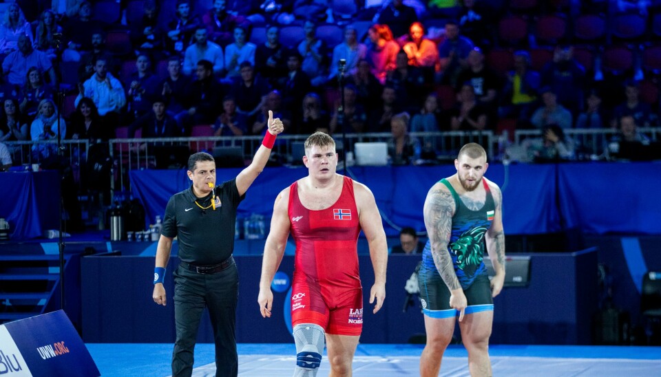 Oskar Marvik vant de to første kampene i Jordal Amfi før det ble stopp i kvartfinalen. Oskar Marvik vant de to første kampene i Jordal Amfi før det ble stopp i kvartfinalen.