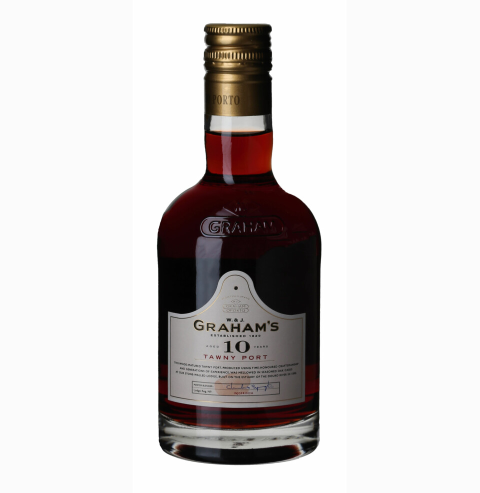 Graham’s 10 Years Old Tawny, kr 89,90. Foto: Produsenten VIN: Graham’s 10 Years Old Tawny, kr 89,90. Foto: Produsenten