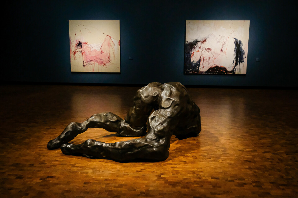 Fra Tracey Emin-utstillingen. Munch