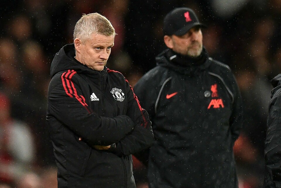 Ole Gunnar Solskjær og Jurgen Klopp hadde to forskjellige opplevelser på Old Trafford søndag. Ole Gunnar Solskjær og Jurgen Klopp hadde to forskjellige opplevelser på Old Trafford søndag.