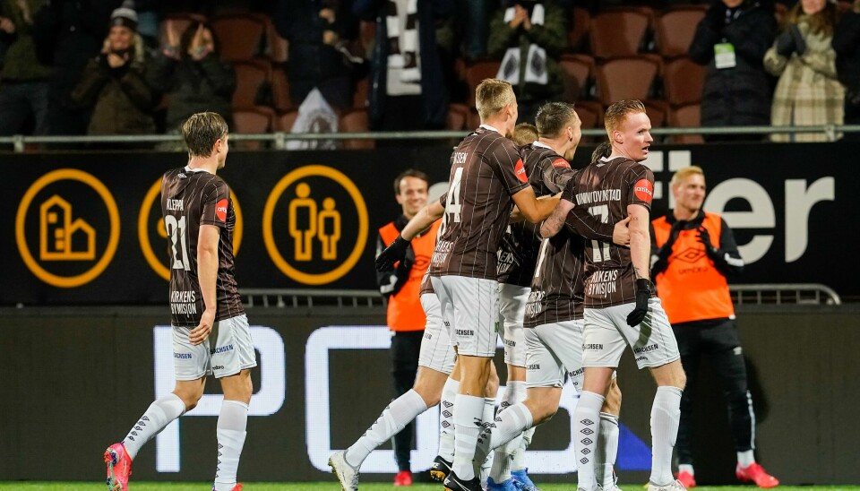 Mjøndalen vant for første gang siden 10. juli i Eliteserien onsdag. Mjøndalen vant for første gang siden 10. juli i Eliteserien onsdag.Foto: Terje Bendiksby / NTB