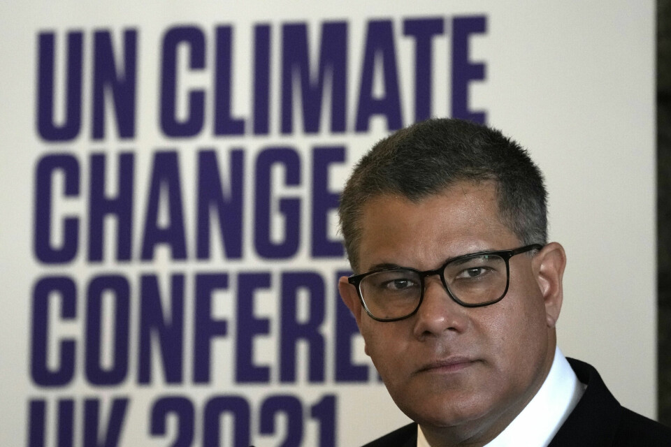 Britiske Alok Sharma er president for COP26, klimatoppmøtet som starter i Glasgow søndag. Britiske Alok Sharma er president for COP26, klimatoppmøtet som starter i Glasgow søndag.