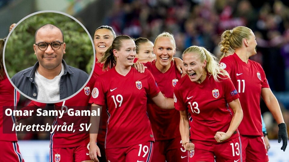NFF var ikke interessert i å ta imot penger til kvinnefotballen. Det skjedde ikke i 1950, men i 2017, skriver Omar Samy Gamal (SV). NFF var ikke interessert i å ta imot penger til kvinnefotballen. Det skjedde ikke i 1950, men i 2017, skriver Omar Samy Gamal (SV).