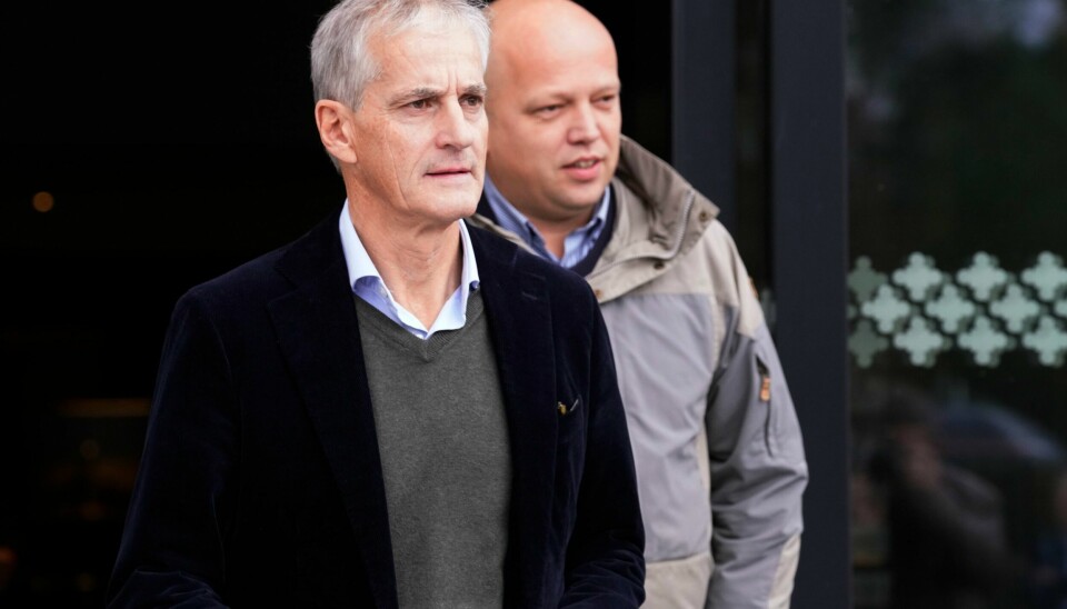 Statsminister Jonas Gahr Støre (Ap) og finansminister Trygve Slagsvold Vedum (Sp).Foto: .