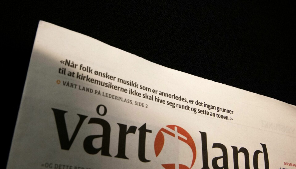 Vårt Land satser nå på TV. Arkivfoto: Terje Bendiksby / NTB Emil André Erstad er ansatt som kommentator i Vårt Land. Foto: Terje Bendiksby / NTB