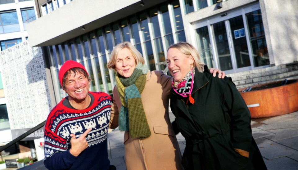 19. – 21. november inviteres byens innbyggere til gjenoppdagelsesfest i Stavanger. Øivind Ekeland (t.v.), prosjektleder Susanne Borg, fra Sølvberget, og Cecilie Christ, kommunikasjonssjef i Stavanger Symfoniorkester, gleder seg. 19. – 21. november inviteres byens innbyggere til gjenoppdagelsesfest i Stavanger. Øivind Ekeland (t.v.), prosjektleder Susanne Borg, fra Sølvberget, og Cecilie Christ, kommunikasjonssjef i Stavanger Symfoniorkester, gleder seg.