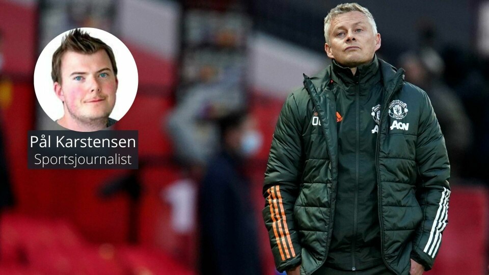 Manchester United-manager Ole Gunnar Solskjær sliter med å finne stabilitet, men kan trøste seg med at fansens støtte på tribunen i hvert fall er stabil Manchester United-manager Ole Gunnar Solskjær sliter med å finne stabilitet, men kan trøste seg med at fansens støtte på tribunen i hvert fall er stabil
