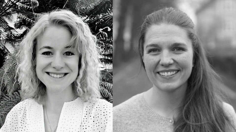 Siri Birkeland, plante- og evolusjonsbiolog, og Lene Liebe Delsett, paleontolog og forfatter. Siri Birkeland, plante- og evolusjonsbiolog, og Lene Liebe Delsett, paleontolog og forfatter.