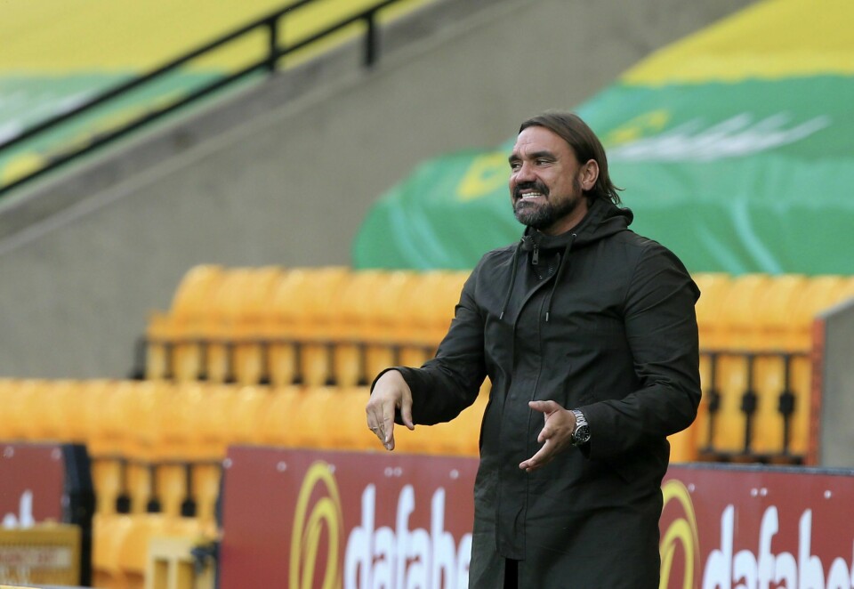 Daniel Farke er feerdig som Norwich-trener. Daniel Farke er feerdig som Norwich-trener. Foto: Lindsey Parnaby / Pool via AP / NTB