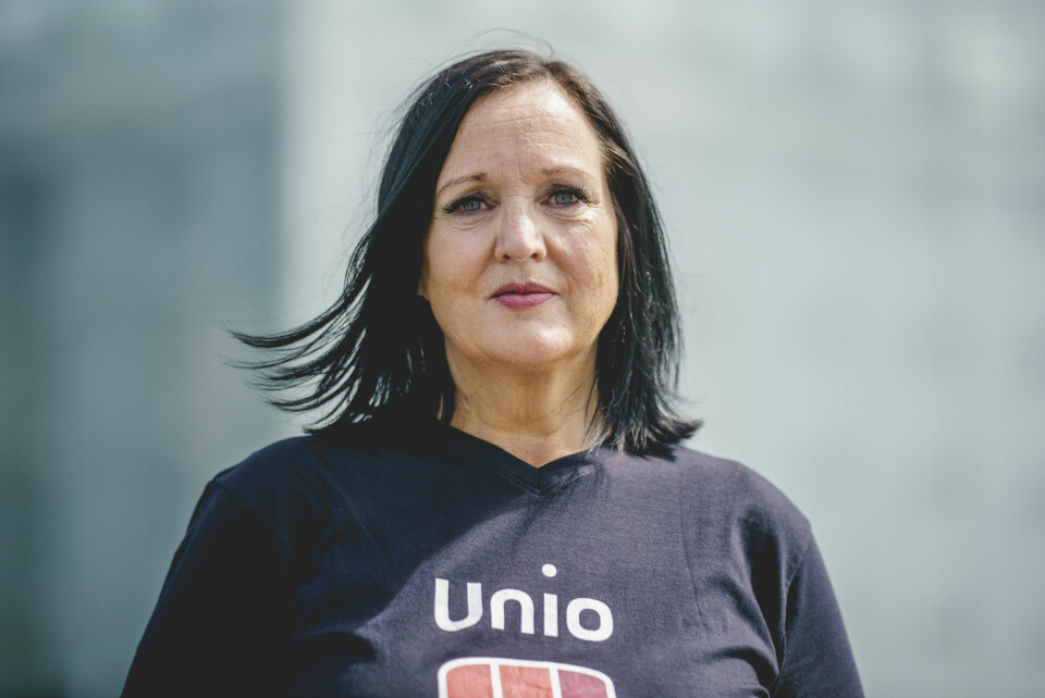 Aina Skjefstad Andersen fra Utdanningsforbundet. Forhandlingsleder Aina Skjefstad Andersen deltar mandag når Rikslønnsnemnda skal behandle årets lønnsoppgjør i Oslo kommune. Foto: Stian Lysberg Solum / NTB