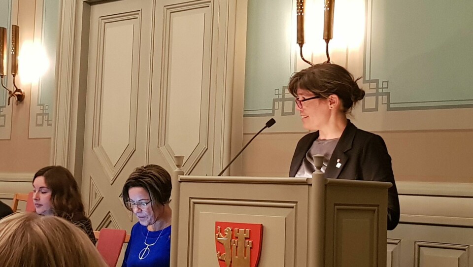 Margrete Kvalbein, bystyrepolitiker for Miljøpartiet De Grønne. Margrete Kvalbein, bystyrepolitiker for Miljøpartiet De Grønne.